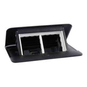 Įleidžiama modulinė dėžutė 4 mod. Legrand 654002 (zwart, metalinė)