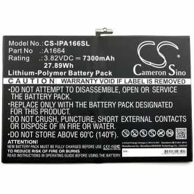 Apple iPad A1664 Pro 9.7 / iPad A1673 Pro 9.7 / iPad A1675 Pro 9.7 / iPad A1674 Pro 9.7 batterij, akumuliatorius (7306mAh)