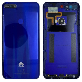 Huawei Y7 2018 achterkant (blauw) (gebruikt grade B, origineel)