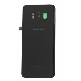 Samsung G950F Galaxy S8 achterkant zwart (Midnight black) (gebruikt grade C, origineel)