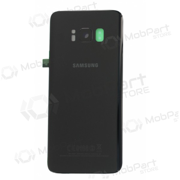 Samsung G950F Galaxy S8 achterkant zwart (Midnight black) (gebruikt grade C, origineel)