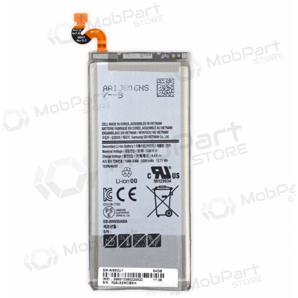 Samsung Galaxy Note 8 batterij, akumuliatorius (BBN950ABE)