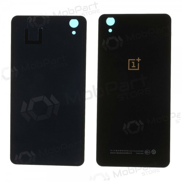 OnePlus X achterkant (zwart) (gebruikt grade B, origineel)