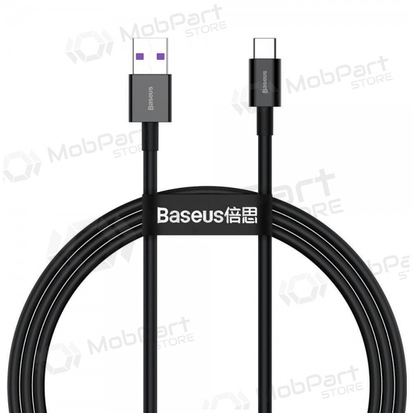 USB kabel Baseus Superior iš USB į Type-C 66W 2.0m zwart CATYS-A01