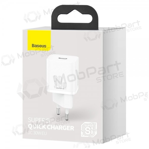 Lader buitinis Baseus Super Si 30W wit CCSUP-J02
