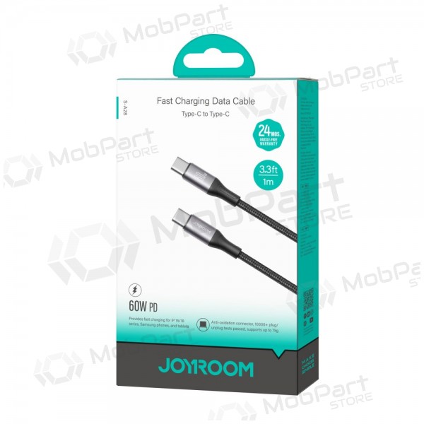 USB kabel Joyroom S-A28 USB-C to USB-C 60W 1.0m zwart