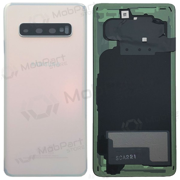 Samsung G973 Galaxy S10 achterkant wit (Prism White) (gebruikt grade C, origineel)