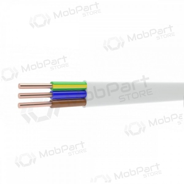 Voedingskabel Lietkabelis YDYp 3x2.5 mm² koperen pvc 100 m rol.