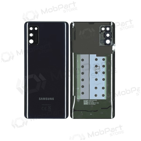 Samsung A415 Galaxy A41 2020 achterkant (zwart) (gebruikt grade B, origineel)