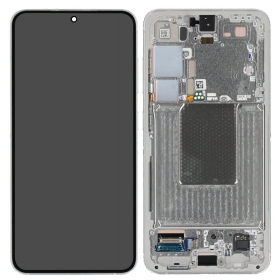 Samsung Galaxy S24 scherm (grijs) (met een frame) (origineel)