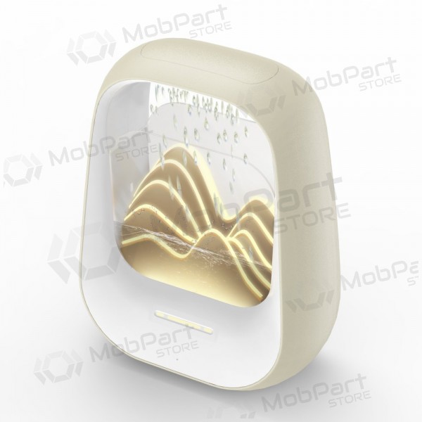 Ontspannende bluetooth luidspreker met RGB verlichting Relaxing Rain crème