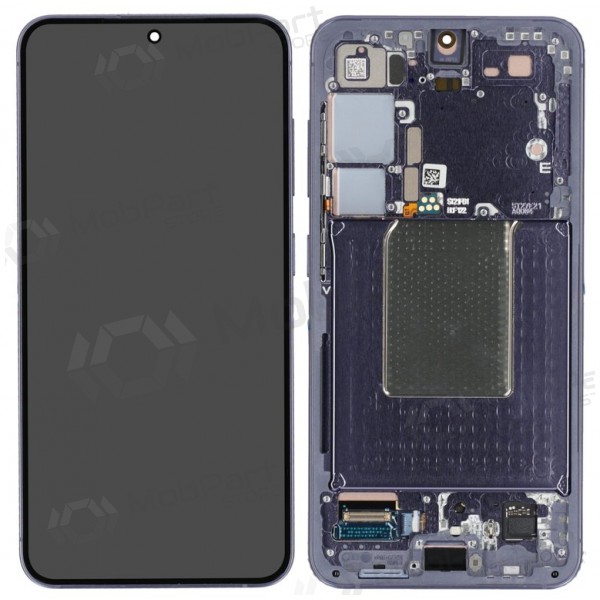 Samsung Galaxy S24 scherm (Purper) (met een frame) (refurbished)