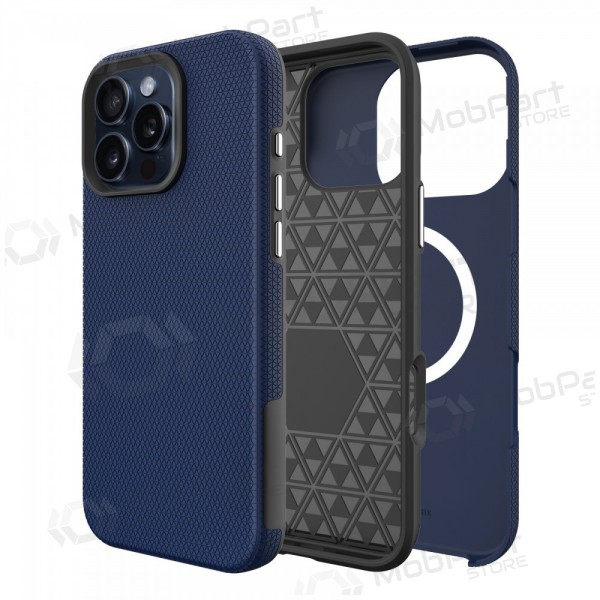 Apple iPhone 16 Plus hoesje „Perfectionists“ (donkerblauw)