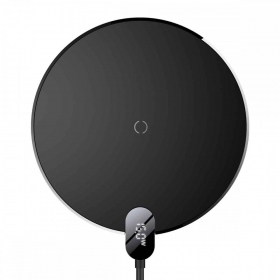 Lader draadloze Baseus Digital LED Display Gen2 15W CCED000001 (zwart)