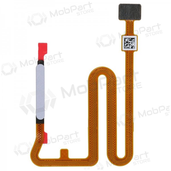 Samsung A146 Galaxy A14 5G connector fingerprint (zilverachtig) (service pack) (origineel)