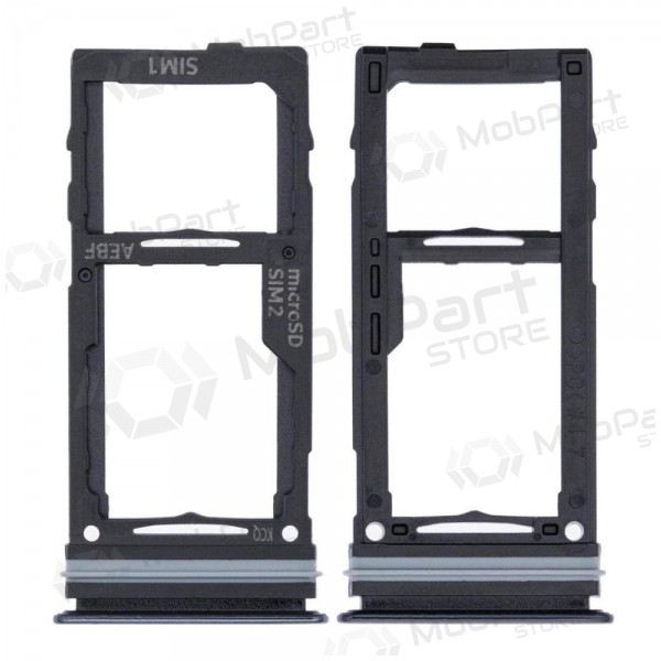 Samsung Galaxy A52 4G / A52 5G / A52S 5G / A72 4G / A72 5G SIM-kaarthouder (zwart) (service pack) (origineel)