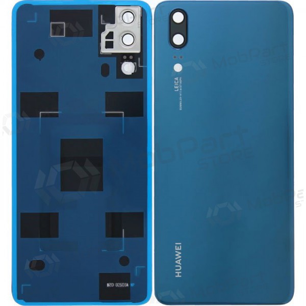 Huawei P20 achterkant (blauw) (gebruikt grade B, origineel)