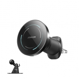 Automobilinis laikiklis-lader Joyroom JR-ZS502 MagSafe 15W (air vent/dashboard) zwart
