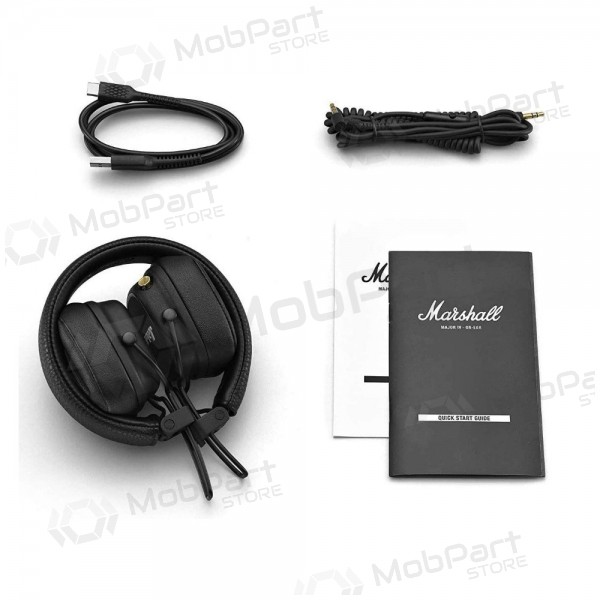 Draadlozes ausinės Marshall Major IV On-Ear Bluetooth juodos