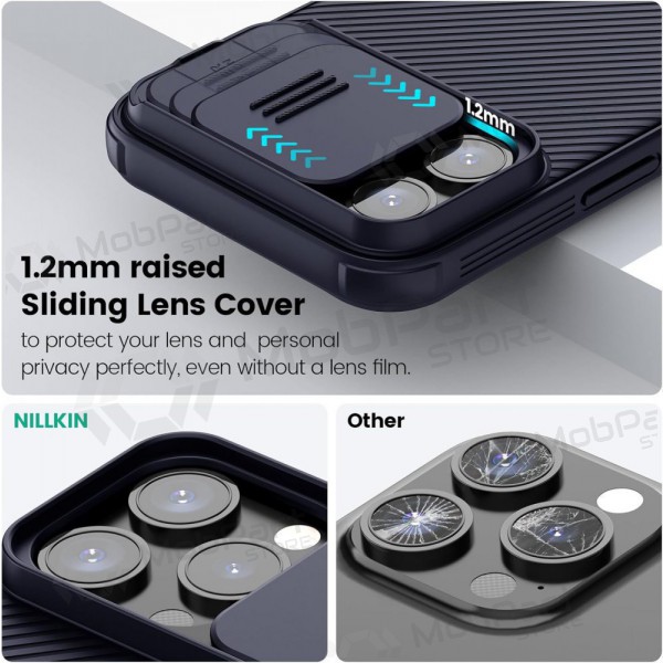 Apple iPhone 14 Pro Max hoesje „Nillkin CamShield Pro“ (Purper)