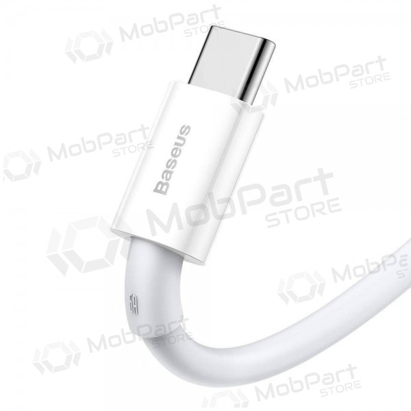 USB kabel Baseus Superior iš USB į Type-C 66W 2.0m wit CATYS-A02