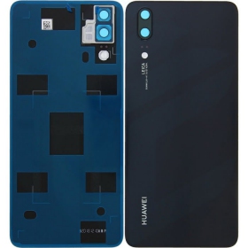 Huawei P20 achterkant (zwart) (gebruikt grade A, origineel)