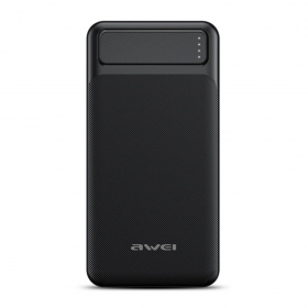 Externe batterij Power Bank Awei P6K 5V/2.1A 20000mAh zwart