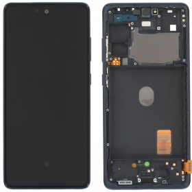 Ekranas Samsung G780/G781 S20 FE su lietimui jautriu stikliuku en rėmeliu Cloud Navy Oled (real size)