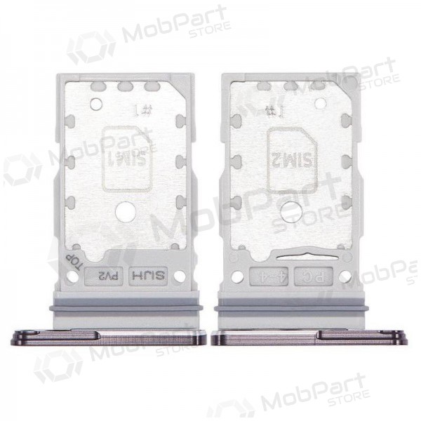 Samsung S908 Galaxy S22 Ultra Dual SIM-kaarthouder (zwart) (service pack) (origineel)