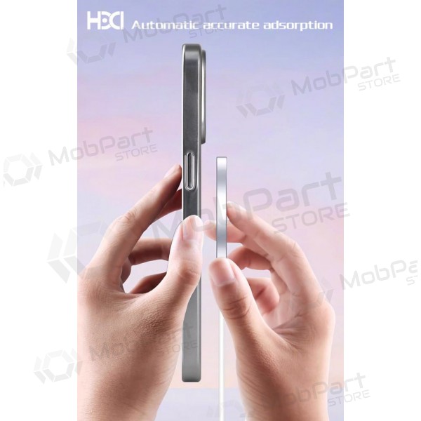 Hoesje HDD Electro MagSafe Case Apple iPhone 12 Pro Max grijs