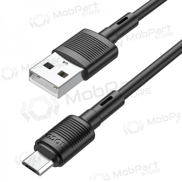 USB kabel Hoco X83 USB-A to MicroUSB 1.0m zwart