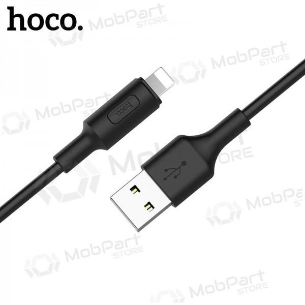 USB kabel HOCO X25 lightning 1.0m (zwart)