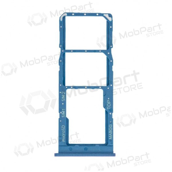 Samsung Galaxy A125 A12 / A127 A12S SIM-kaarthouder (blauw) (service pack) (origineel)