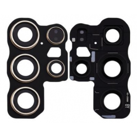 Samsung Galaxy S24 Ultra camera glas (met een frame) (zwart)