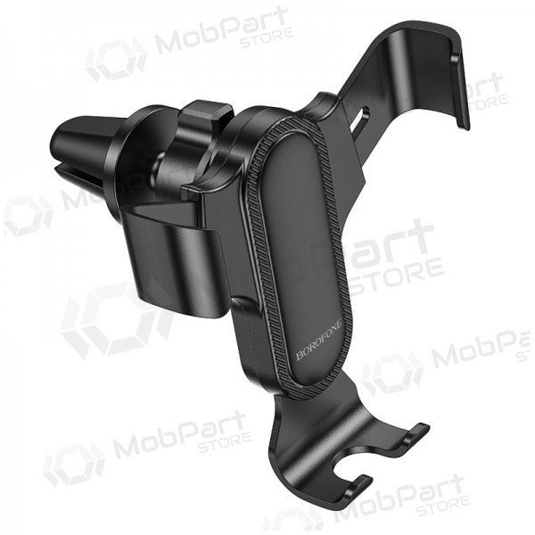 Automobilinis Universeel telefono laikiklis Borofone BH74 mounted on ventilation grilles, zwart