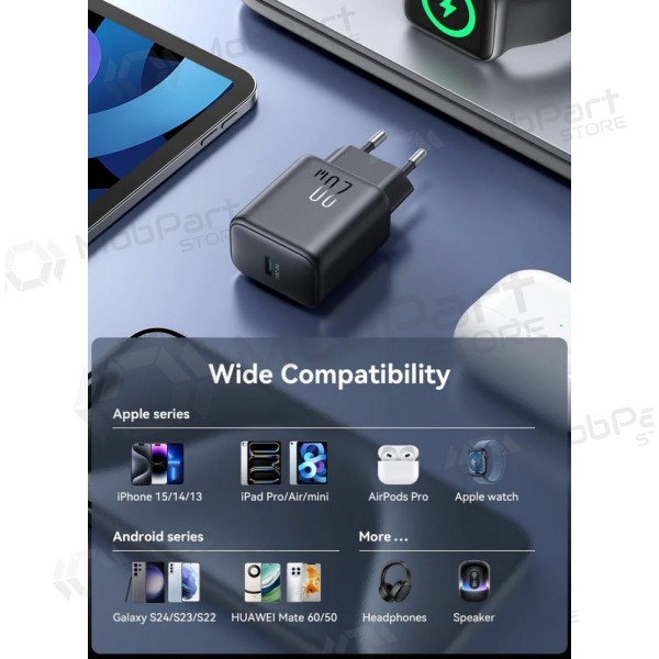 Lader Joyroom JR-TCF20 USB-C PD20W + USB-C to USB-C cable 1.0m wit