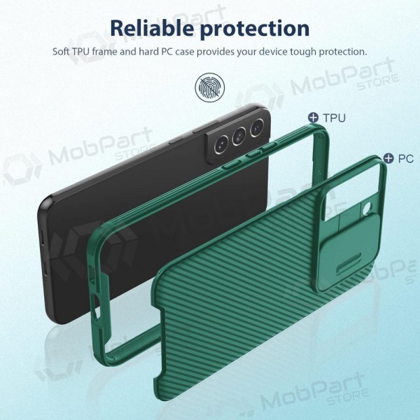 Samsung Galaxy S24 Plus hoesje „Nillkin CamShield Pro“ (groen)
