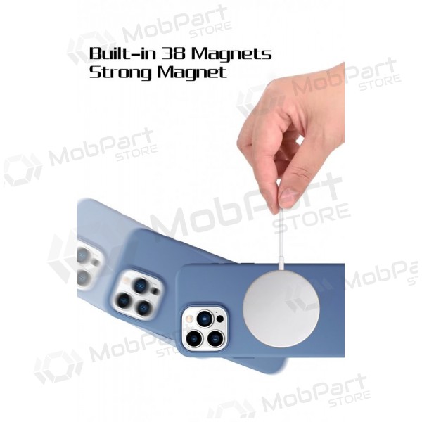 Hoesje HDD Silicone MagSafe Case Apple iPhone 17 Pro Max donkerblauw