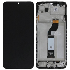 Xiaomi Redmi 13C 5G scherm (zwart) (met een frame) (origineel)
