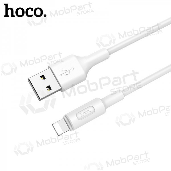 USB kabel HOCO X25 lightning 1.0m (wit)