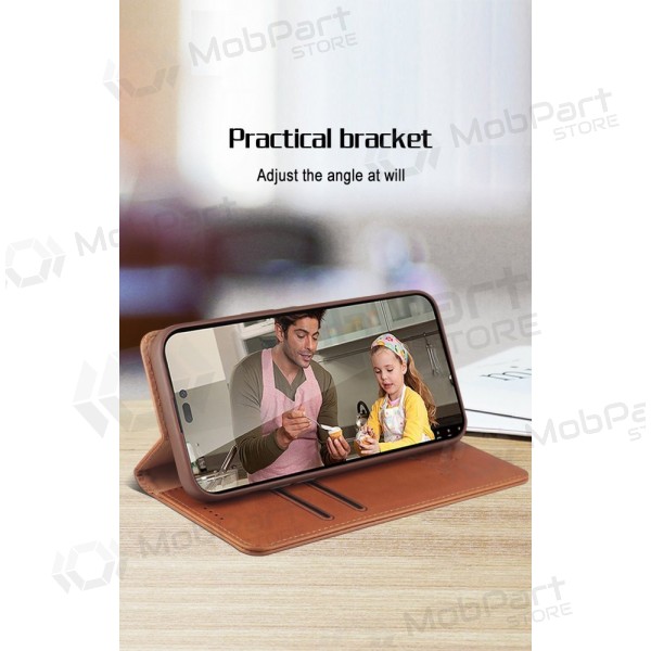 Samsung Galaxy A37 hoesje - HDD Magnetic Wallet Case (bruin)