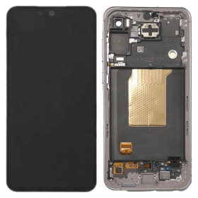 Samsung Galaxy A55 scherm (Awesome Lilac) (met een frame) (refurbished)