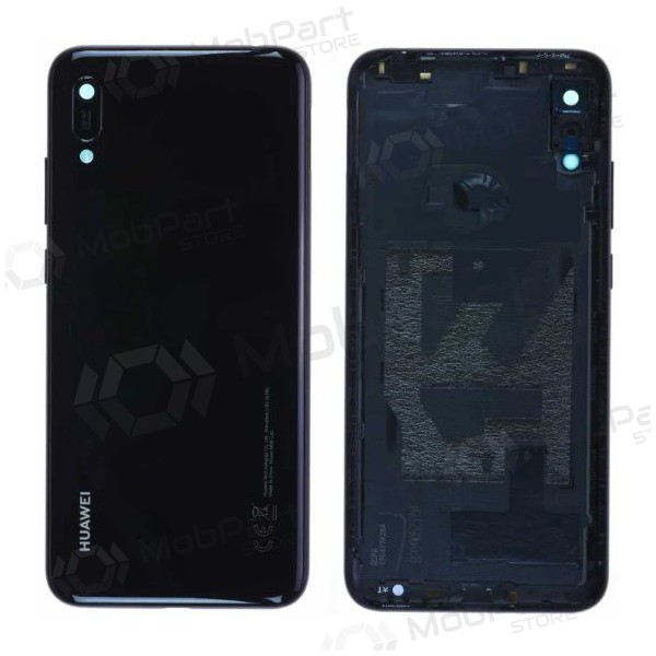 Huawei Y6 2019 / Y6 Pro 2019 / Y6 Prime 2019 achterkant (zwart) (gebruikt grade C, origineel)