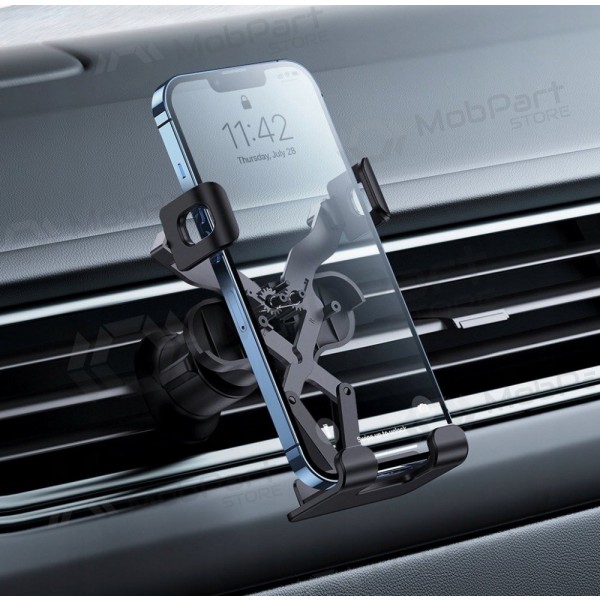 Autotelefoonhouder Baseus mounted on ventilation grilles, magnetic, zwart SUWX010001