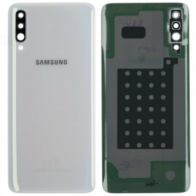 Samsung A705 Galaxy A70 2019 achterkant (wit) (gebruikt grade B, origineel)