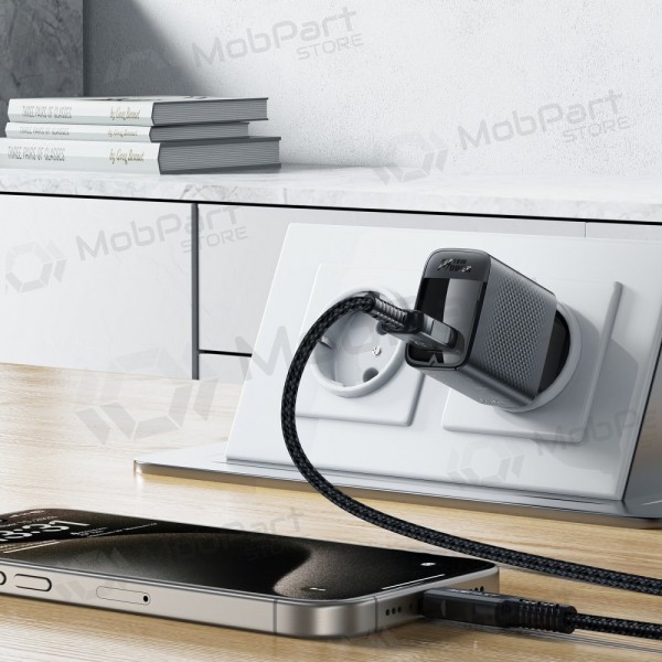 Lader Acefast A90 18W USB-A zwart
