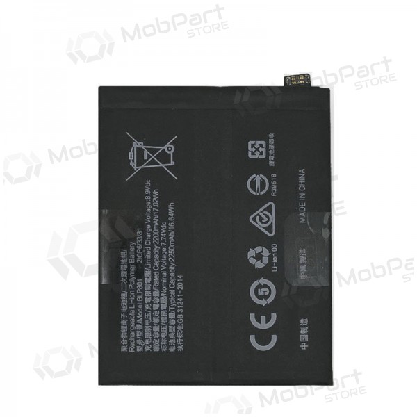OnePlus 8T (BLP801) batterij / accu (2250mAh)