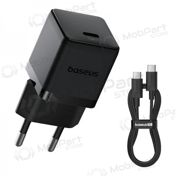 Lader Baseus Palm 20W USB-C + USB-C to USB-C cable 1.0m zwart P10111602113-01