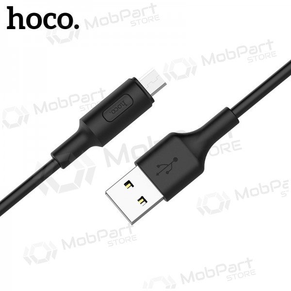 USB kabel Hoco X25 microUSB 1.0m (zwart)