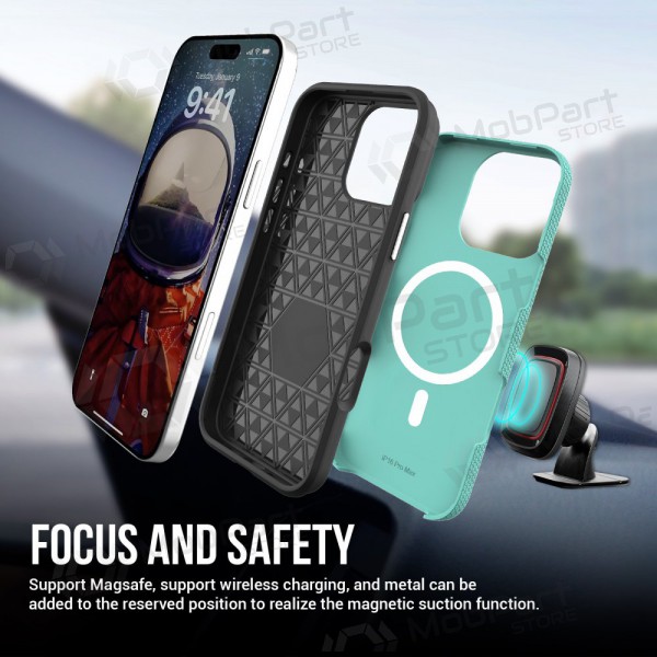 Apple iPhone 16 Pro hoesje „Perfectionists“ (groen)